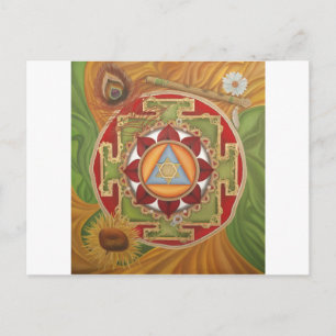Krishna Yantra Vykort