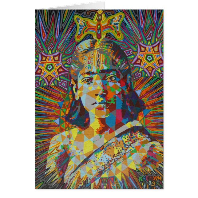 krishnamurti 2009 hälsningskort (Framsidan)