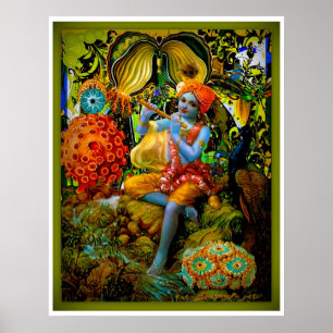 Krishnas flöjt poster