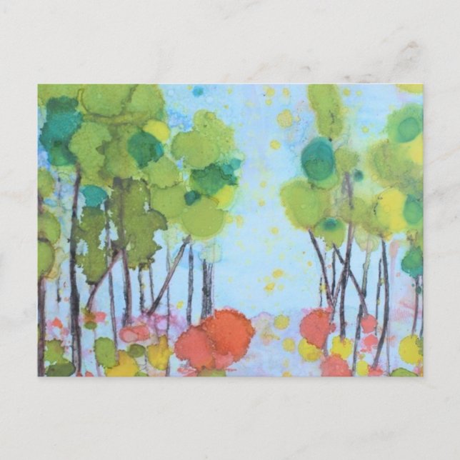 Krisp Fall Day-vykort Vykort (Framsida)