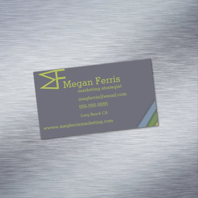 Krisp och dramatisk magnetiska visitkort (In Situ)