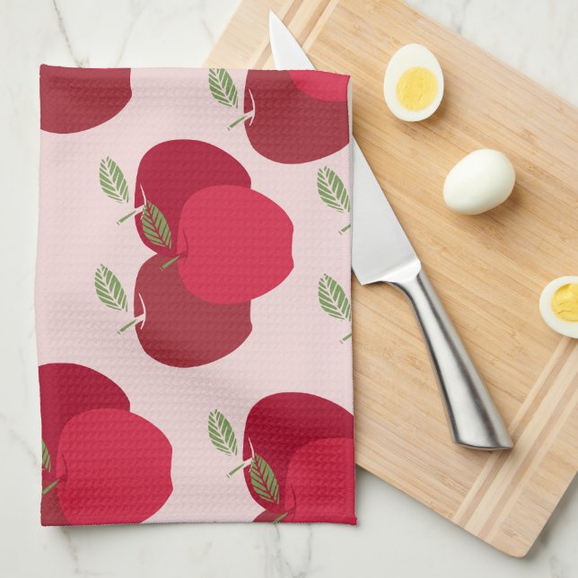 Krisp & ren: Red Apple Mark Kitchen Towel Kökshandduk (Vikt i Fjärdedel)