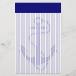 Krispa Anchor-papper med brevhuvud