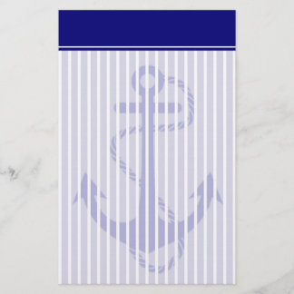 Krispa Anchor-papper med brevhuvud