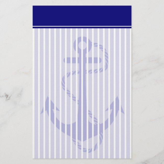 Krispa Anchor-papper med brevhuvud (Framsida)