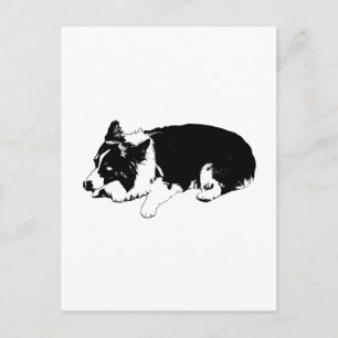 krispig hej, corgi lugn vykort