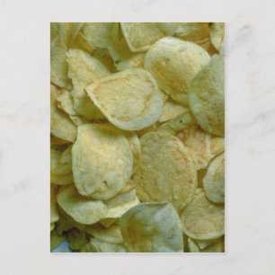 Krispiga potatischips vykort