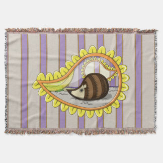 Krissy Hedgehog Throw Blanket Mysfilt