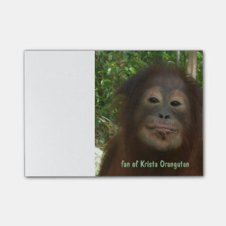 Krista Orangutan Post-it Block