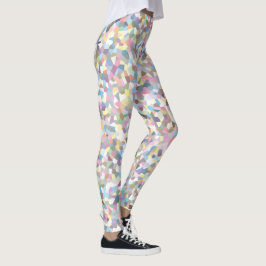 Kristall Färgrik Mönster Leggings