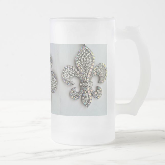 KRISTALL FLEUR DE LIS EN BLANC MUGG (Höger)