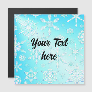 Kristall Snöflingor Mönster