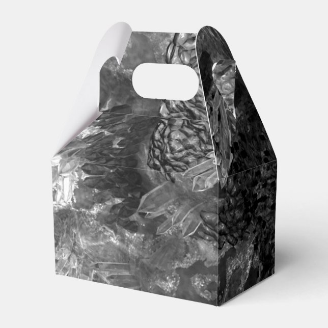 Kristallager Grå Presentaskar (Framsidan Sidan)