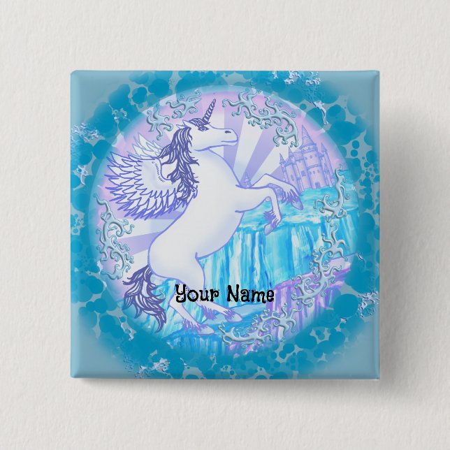 Kristallberg Pegasus Knapp (Framsida)