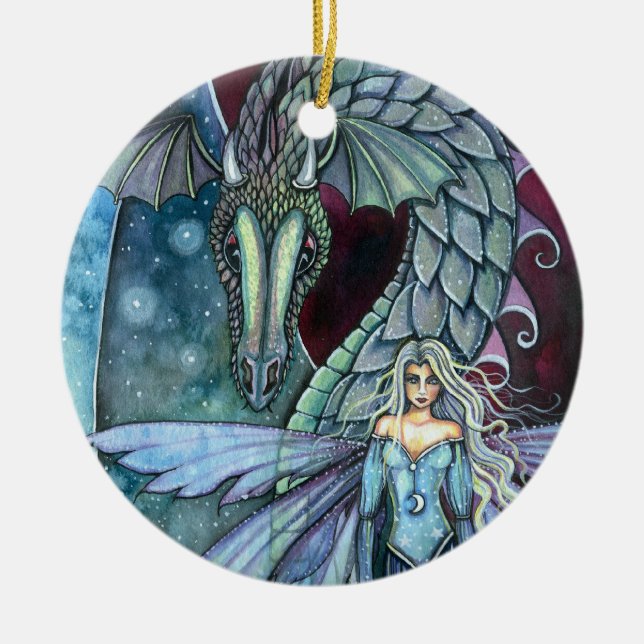 Kristalldraken Ornament av Molly Harrison (Framsidan)
