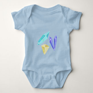 Kristallen samla i en klunga en bietBodysuit T-shirt