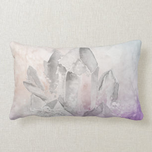 Kristaller för Amethyst för lavendel för *~*Faux Lumbarkudde