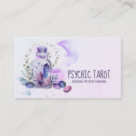 Kristaller psykiska Tarot för stjärnor för Visitkort