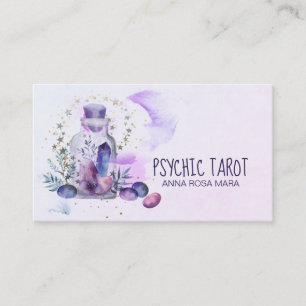 Kristaller psykiska Tarot för stjärnor för Visitkort