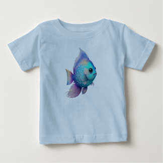 Kristallfärgade fiskar t shirt