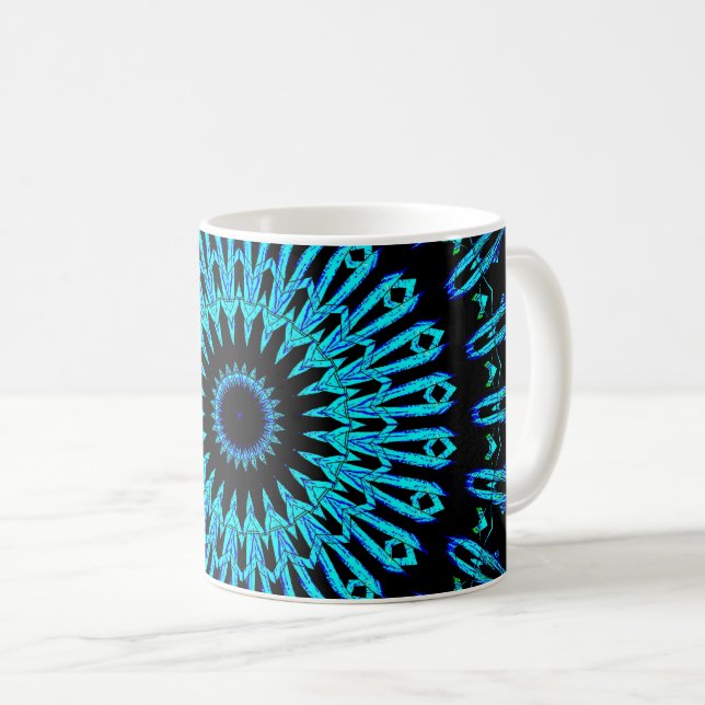 Kristallglasögon Mandala 2 Kaffemugg (Framsida höger)