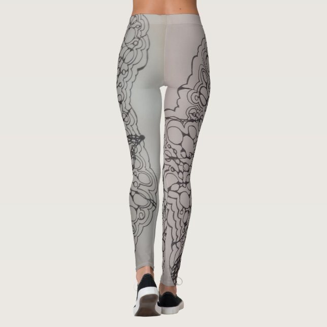 Kristallierad Kristus Medvetenhet Leggings (Baksida)