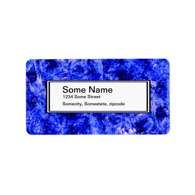 Kristalliserad av Kenneth Yoncich Adressetikett (Framsidan)