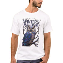 Kristalliserad Skogsuggla T-Shirt, Premium
