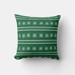 Kristalliserad Snöflinga Kudde