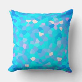 Kristalliserade blå skuggor kudde