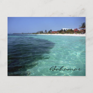 kristallklar bahamas vykort