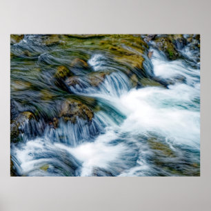Kristallklar fjällström poster