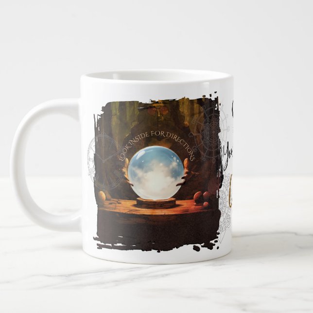 Kristallklot Halloween Jättekaffekopp Jumbo Mugg (Vänster)