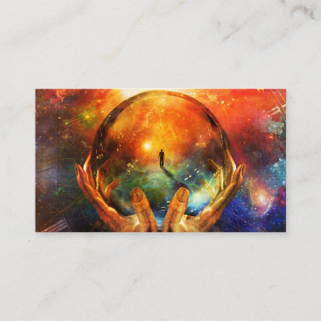 Kristallkula Visitkort (Framsida)