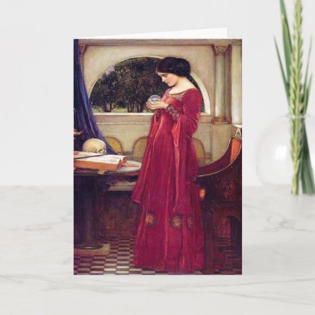 Kristallkulan, J.W. Waterhouse, 1902 Kort (Framsida)