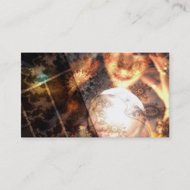 Kristallkulavisitkort Visitkort (Framsida)