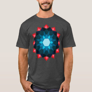 kristallmandala diamant t shirt