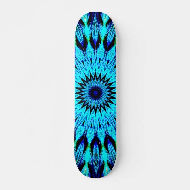 Kristallmandala Mini Skateboard Bräda 18,5 Cm (Framsida)