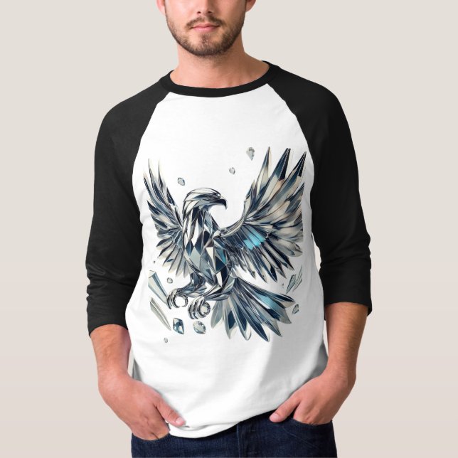Kristallörn T-Shirt – Symbol för Kraft & Elegans (Framsida)