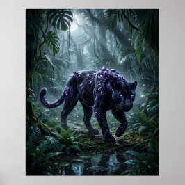 Kristallpanter Nattglöd Poster