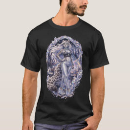 Kristallpunk snöleopard t shirt