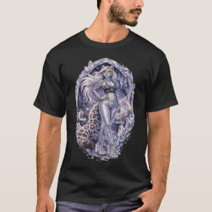 Kristallpunk snöleopard t shirt