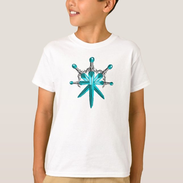 Kristallsvärd  t shirt (Framsida)