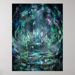 Kristalltronsgrottans sken poster