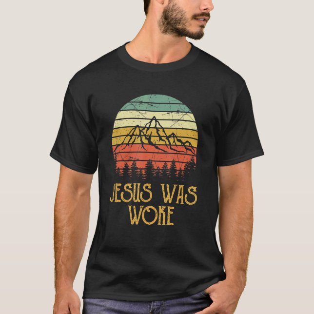 Kristdemokratiska kristdemokraten Jesus Woke Chris T Shirt (Framsida)