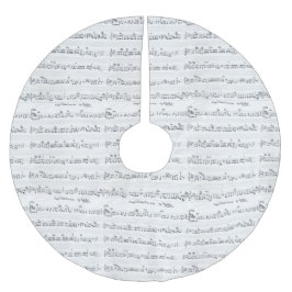 Kriste Hublers Lakan Music träd skirt Julgransmatta Borstad Polyester