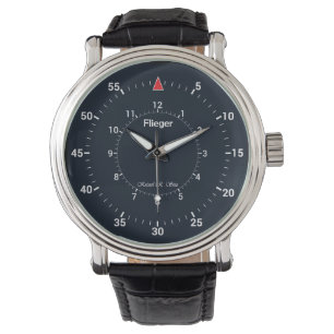 Kristels grundläggande Flieger mörk Armbandsur