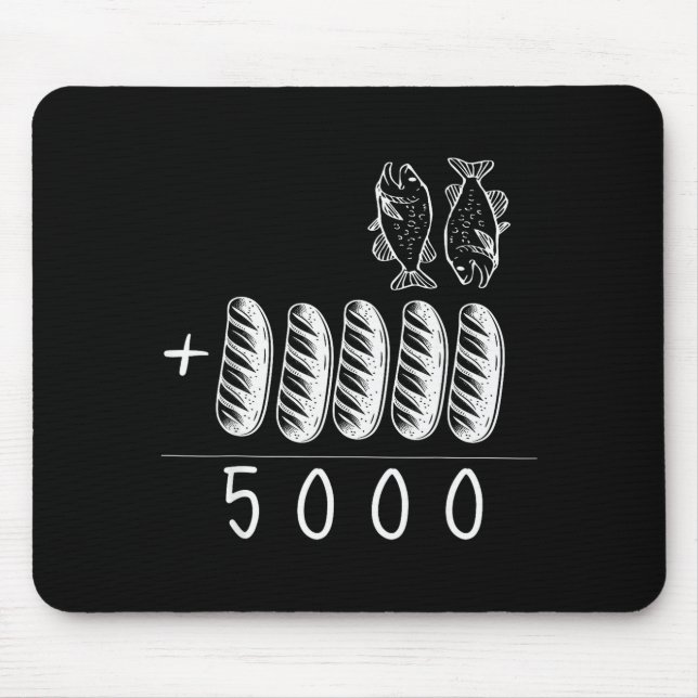 Kristen 2 Fiskar 5 Bröd 5000 Mot  Musmatta (Framsidan)