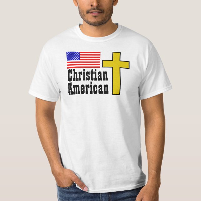 Kristen amerikan t-shirt (Framsida)