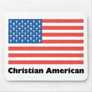 Kristen amerikanska flaggan musmatta